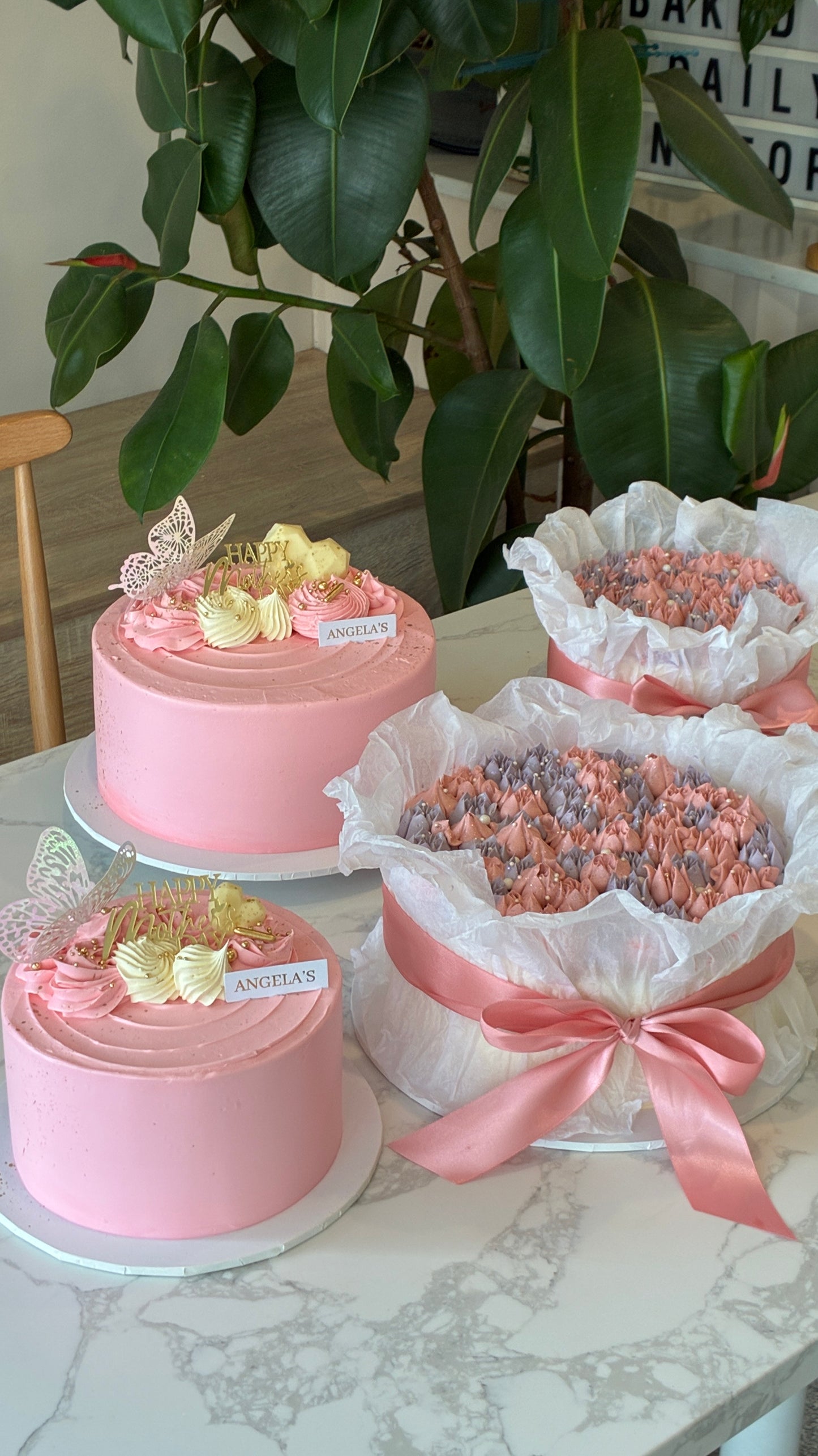 Rose Bouquet Cake - Strawberry Shortcake Mothers Day Edition