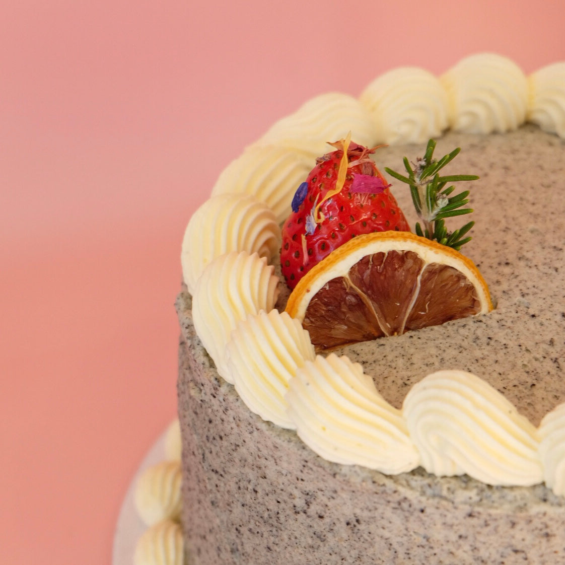 Black Sesame Shortcake