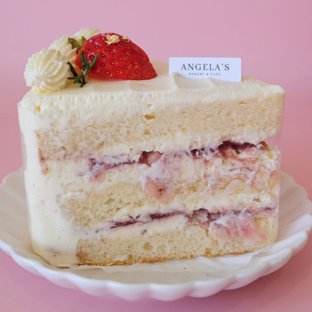 Strawberry Lychee Cake