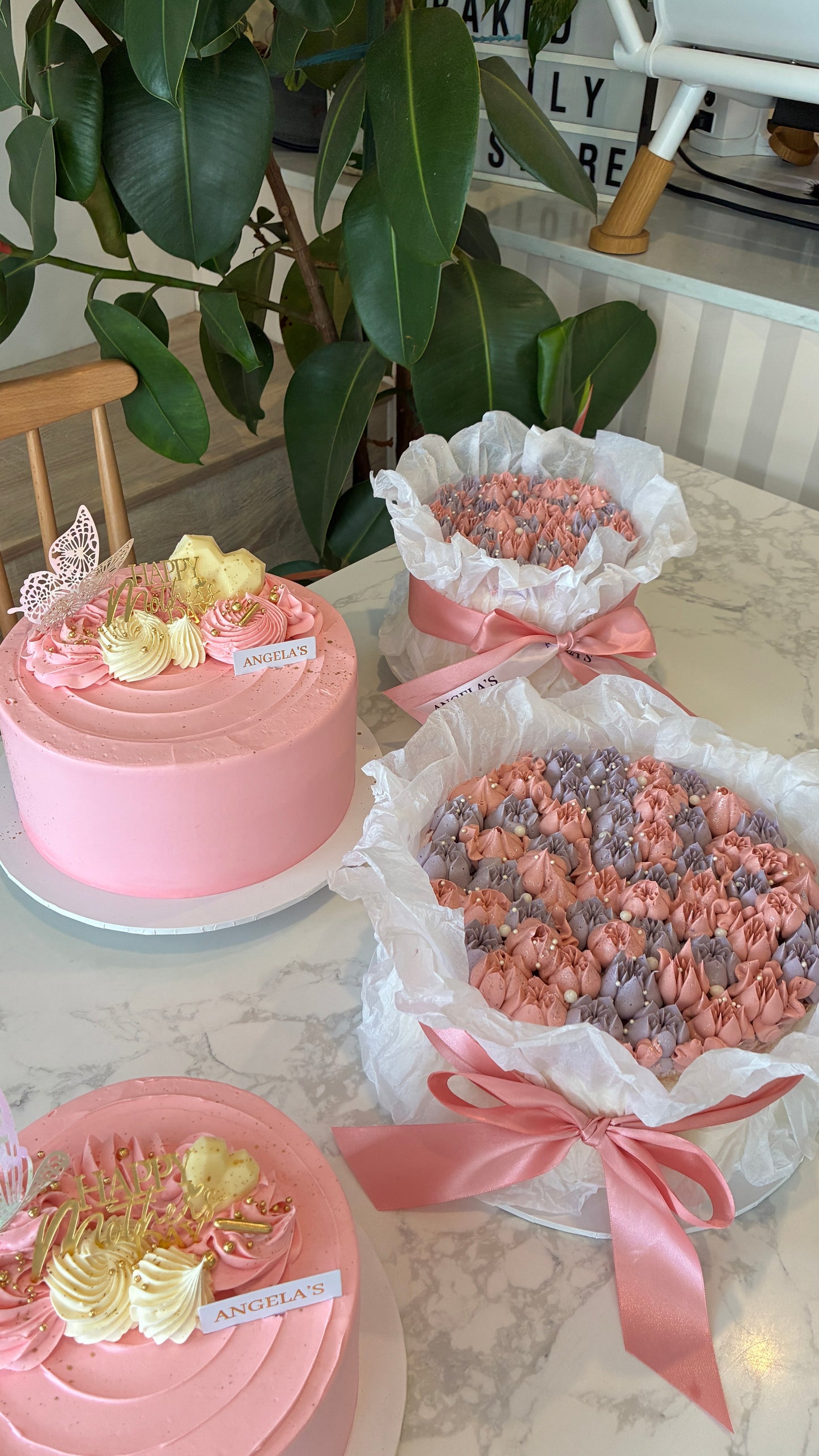 Rose Bouquet Cake - Strawberry Shortcake Mothers Day Edition