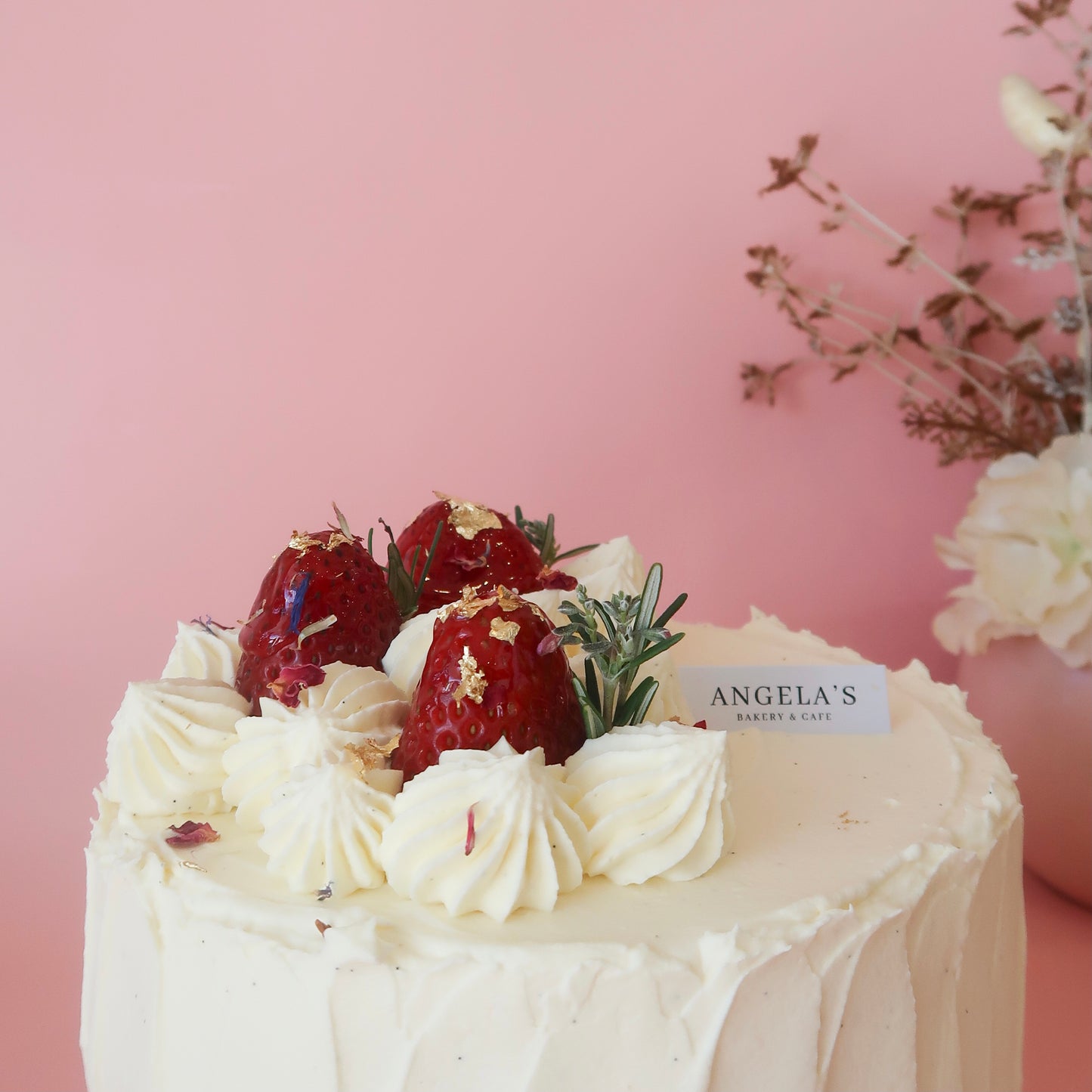 Strawberry Lychee Cake